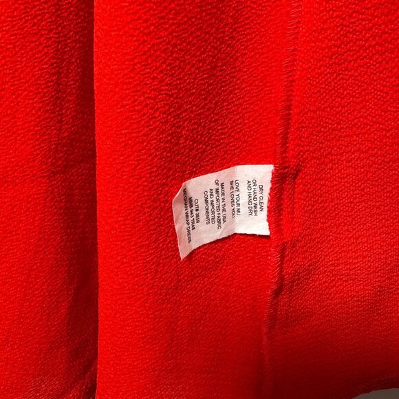 Revolve x Show Me Your Mumu Meghan Wrap Dress Tomato Red Pebble Sz Medium - Picture 10 of 11